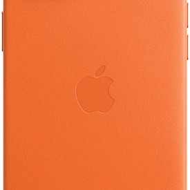 Apple Leather Case with MagSafe Back Cover Δερμάτινο Πορτοκαλί (iPhone 14 Plus)