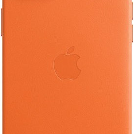 Apple Leather Case with MagSafe Back Cover Δερμάτινο Πορτοκαλί (iPhone 14 Plus)