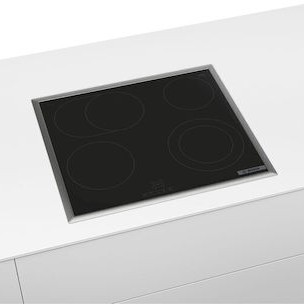 Bosch Serie 4 Κεραμική Εστία με Πλαίσιο Αυτόνομη Inox με Λειτουργία Κλειδώματος 58.3x51.3εκ.