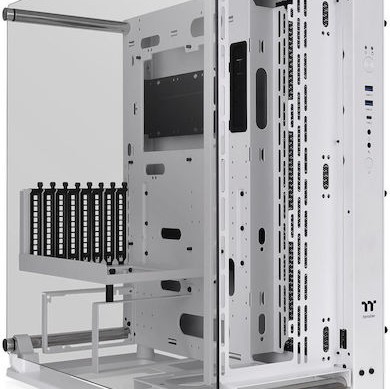 Thermaltake Core P3 TG Pro Gaming Midi Tower Κουτί Υπολογιστή με Πλαϊνό Παράθυρο Λευκό