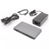 Digitus Thunderbolt 3 Docking Station με DisplayPort 4K PD Ethernet και συνδεση 2 Οθονών Γκρι (DA-70895)