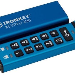 Kingston IronKey Keypad 32GB USB 3.2 Stick Μπλε