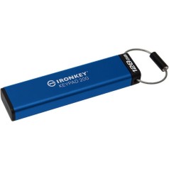 Kingston IronKey Keypad 128GB USB 3.2 Stick Μπλε