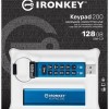 Kingston IronKey Keypad 128GB USB 3.2 Stick Μπλε