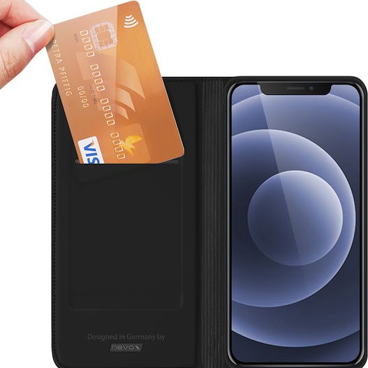 Nevox Vario Book Δερματίνης Μαύρο (iPhone 14 Plus)