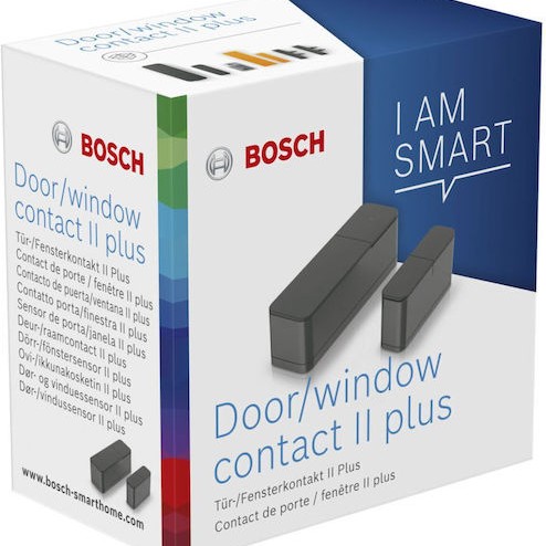 Bosch Contact IΙ Plus Αισθητήρας Πόρτας/Παραθύρου με Εμβέλεια 100m σε Γκρι Χρώμα 8750002096