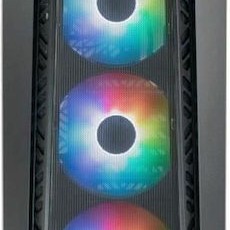 CoolerMaster MasterBox MB520 Mesh Gaming Midi Tower Κουτί Υπολογιστή με Πλαϊνό Παράθυρο και RGB Φωτισμό Μαύρο