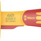 Wera Γαλλικό Κλειδί Μήκους 119mm με Άνοιγμα Σιαγόνων έως 10mm και Αντιολισθητική Λαβή