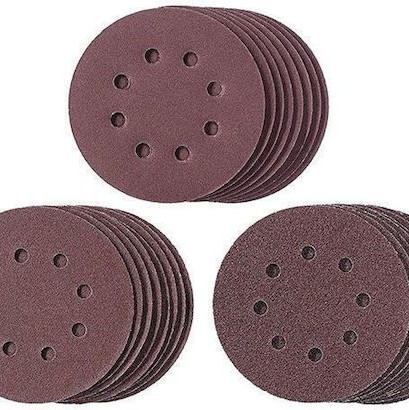 Einhell Φύλλο Λείανσης Έκκεντρου Τριβείου K60 / K180 125x125mm Σετ 25τμχ