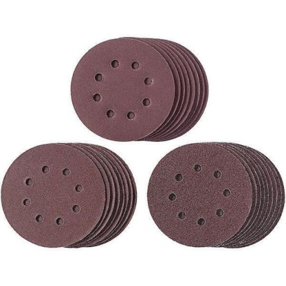 Einhell Φύλλο Λείανσης Έκκεντρου Τριβείου K60 / K180 125x125mm Σετ 25τμχ