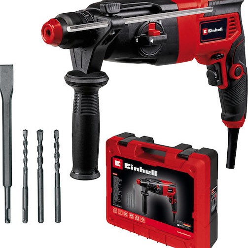 Einhell TC-RH 620 4F Κρουστικό Σκαπτικό Πιστολέτο Ρεύματος 620W με Υποδοχή SDS Plus