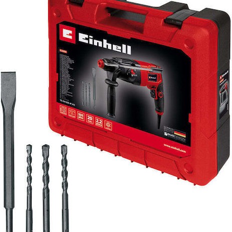 Einhell TC-RH 620 4F Κρουστικό Σκαπτικό Πιστολέτο Ρεύματος 620W με Υποδοχή SDS Plus