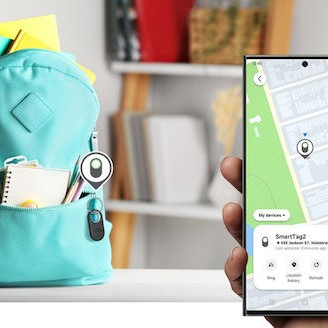 Samsung Galaxy SmartTag2 Bluetooth Tracker σε Μαύρο χρώμα