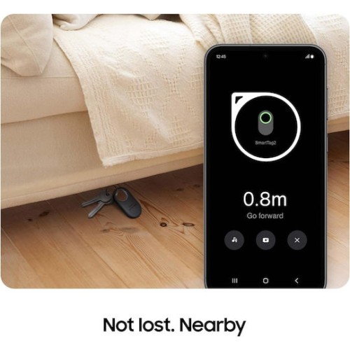 Samsung Galaxy SmartTag2 Bluetooth Tracker σε Μαύρο χρώμα