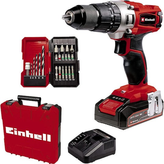 Einhell Te-cd 18/2 Li-i Κρουστικό Δραπανοκατσάβιδο Μπαταρίας 18V 1x2.5Ah