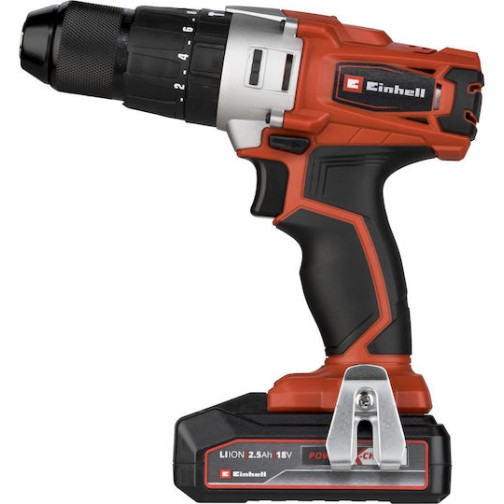 Einhell Te-cd 18/2 Li-i Κρουστικό Δραπανοκατσάβιδο Μπαταρίας 18V 1x2.5Ah