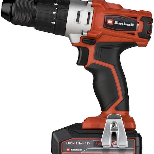 Einhell Te-cd 18/2 Li-i Κρουστικό Δραπανοκατσάβιδο Μπαταρίας 18V 1x2.5Ah