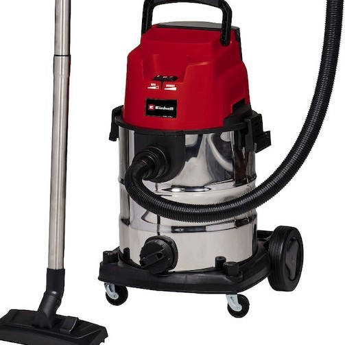 Einhell Επαναφορτιζόμενη Σκούπα Υγρών / Στερεών Χωρίς Φορτιστή και Μπαταρία με Ανοξείδωτο Κάδο 25lt