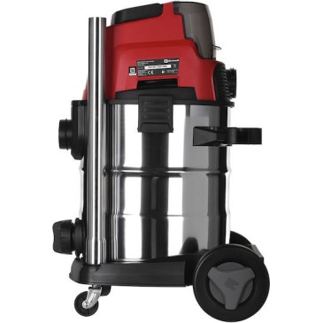 Einhell Επαναφορτιζόμενη Σκούπα Υγρών / Στερεών Χωρίς Φορτιστή και Μπαταρία με Ανοξείδωτο Κάδο 25lt