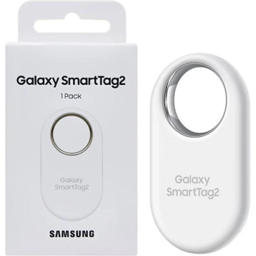 Samsung Galaxy SmartTag2 Bluetooth Tracker σε Λευκό χρώμα