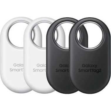 Samsung Galaxy SmartTag2 (4 pack) Bluetooth Tracker Λευκό / Μαύρο