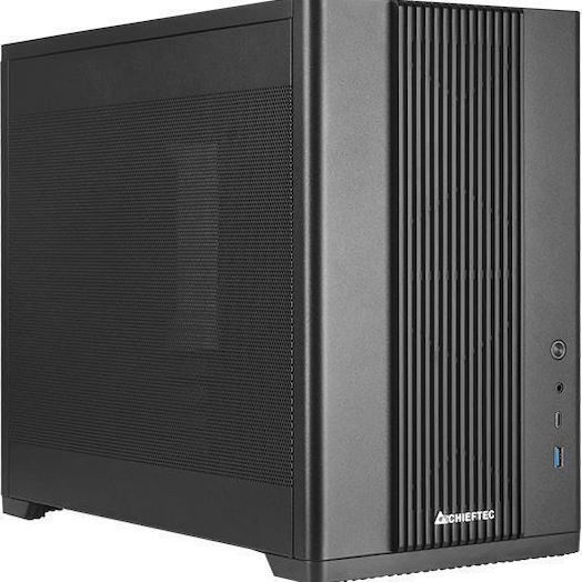 Chieftec BX-10B-M-OP Gaming Mini Tower Κουτί Υπολογιστή με Πλαϊνό Παράθυρο Μαύρο