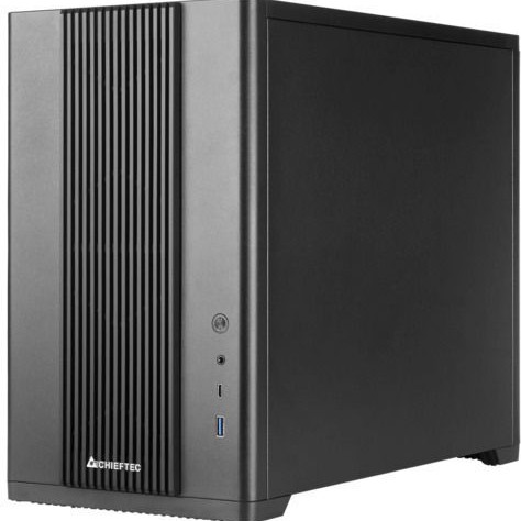 Chieftec BX-10B-M-OP Gaming Mini Tower Κουτί Υπολογιστή με Πλαϊνό Παράθυρο Μαύρο