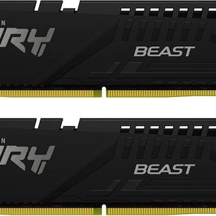 Kingston Fury Beast DDR5 32GB RAM με 2x16GB Modules και Ταχύτητα 5200 για Desktop