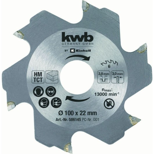 KWB Δίσκος Κοπής Ξύλου 100mm 758941