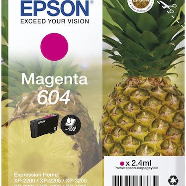 Epson 604 Γνήσιο Μελάνι Εκτυπωτή InkJet Ματζέντα (C13T10G34010)