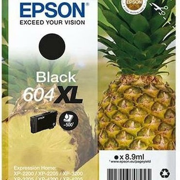 Epson 604XL Γνήσιο Μελάνι Εκτυπωτή InkJet Μαύρο (C13T10H14010)