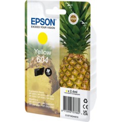 Epson 604 Γνήσιο Μελάνι Εκτυπωτή InkJet Κίτρινο (C13T10G44010)
