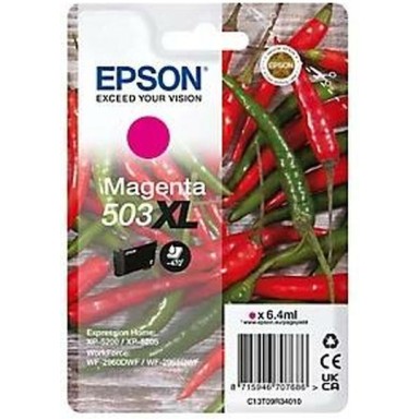 Epson 503XL Γνήσιο Μελάνι Εκτυπωτή InkJet Ματζέντα (C13T09R34010)