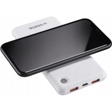 Varta Power Bank 20000mAh 20W με 2 Θύρες USB-A και Θύρα USB-C Power Delivery Λευκό