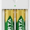 Varta Φορτιστής 2 Μπαταριών Ni-MH Μεγέθους AA/AAA σε Λευκό χρώμα