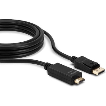 Lindy Cable DisplayPort male - HDMI male 2m Μαύρο (36922)