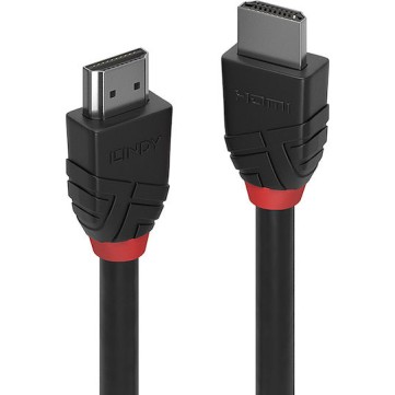 Lindy HDMI 2.0 Cable HDMI male - HDMI male 1m Μαύρο
