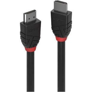 Lindy HDMI 2.0 Cable HDMI male - HDMI male 1m Μαύρο