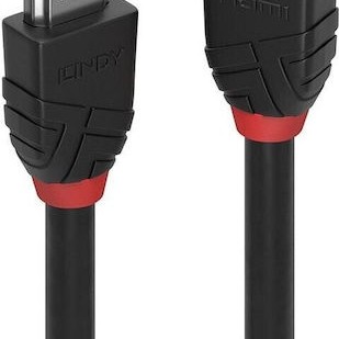 Lindy HDMI 2.0 Cable HDMI male - HDMI male 1m Μαύρο