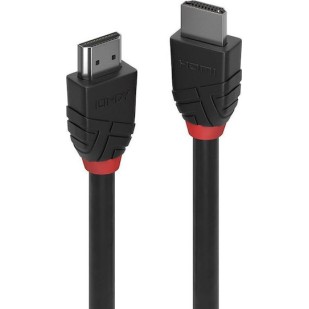 Lindy HDMI 2.0 Cable HDMI male - HDMI male 2m Μαύρο
