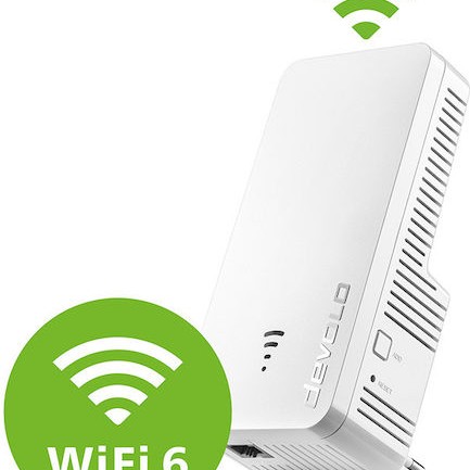 Devolo WiFi 6 Repeater 3000 Mesh WiFi Extender Dual Band (2.4 & 5GHz) 3000Mbps