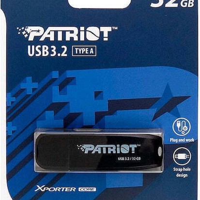 Patriot Xporter 32GB USB 3.2 Stick Μαύρο