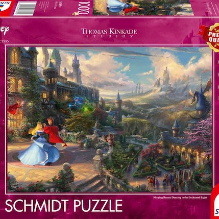 Puzzle Thomas Kinkade Studios: Sleeping Beauty Dancing in the Enchanted Light 2D 1000 Κομμάτια