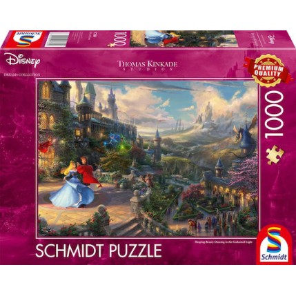 Puzzle Thomas Kinkade Studios: Sleeping Beauty Dancing in the Enchanted Light 2D 1000 Κομμάτια