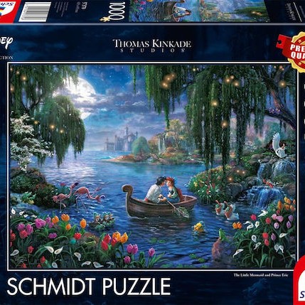 Puzzle The Little Mermaid and Prince Eric 2D 1000 Κομμάτια