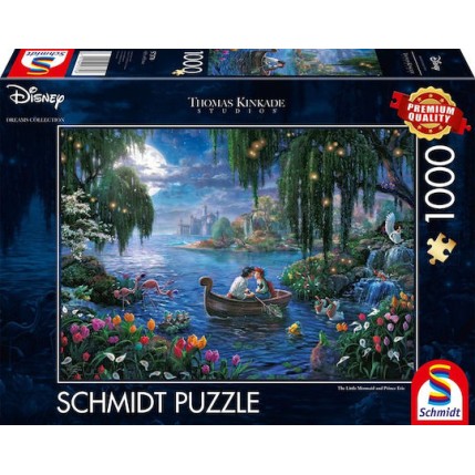 Puzzle The Little Mermaid and Prince Eric 2D 1000 Κομμάτια