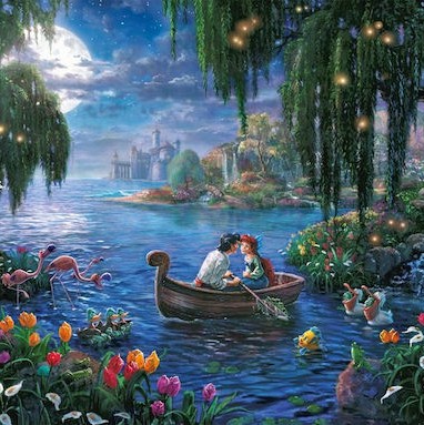 Puzzle The Little Mermaid and Prince Eric 2D 1000 Κομμάτια