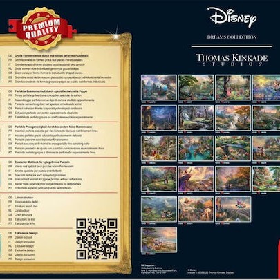 Puzzle The Little Mermaid and Prince Eric 2D 1000 Κομμάτια