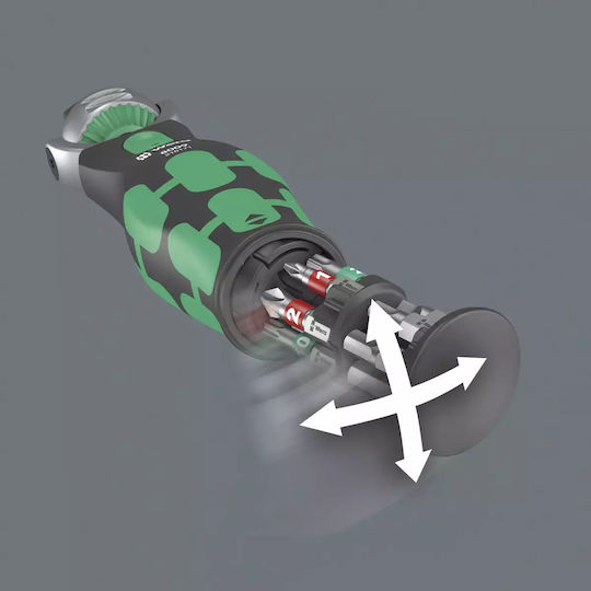 Wera Κατσαβίδι με Εναλλασσόμενες Μύτες 8009 Zyklop