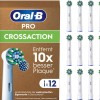 Oral-B Pro CrossAction Ανταλλακτικές Κεφαλές για Ηλεκτρική Οδοντόβουρτσα 12τμχ
